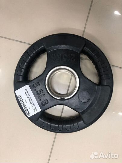 Диск для штанги с ручками 2.5 кг