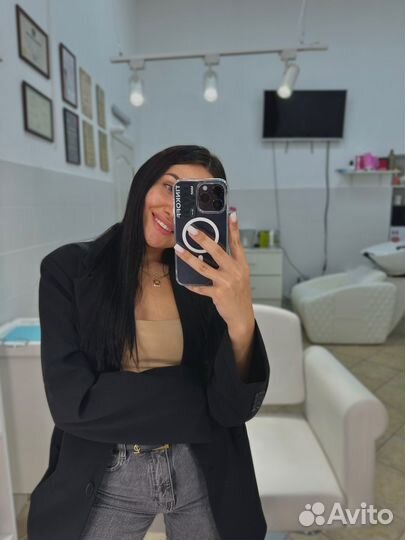 Модель на кератиновое выпрямление/ботокс для волос