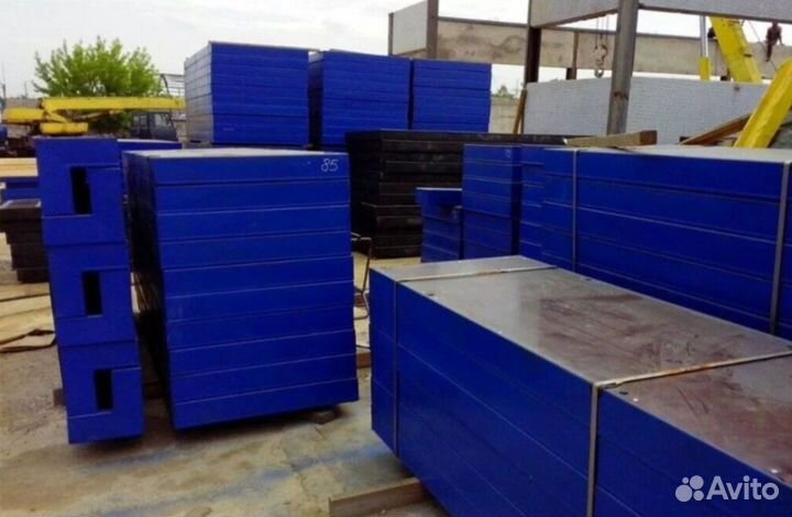 Опалубка стеновая: щиты подкосы замки, проект