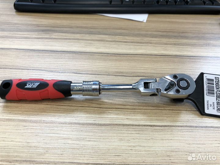 Трещотка 72 зуб. c поворотной головкой шарнирная