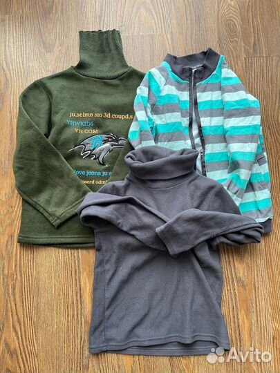 Вещи пакетом на мальчика 104-122