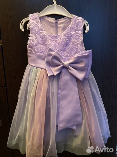 Детское нарядное платье 86-92