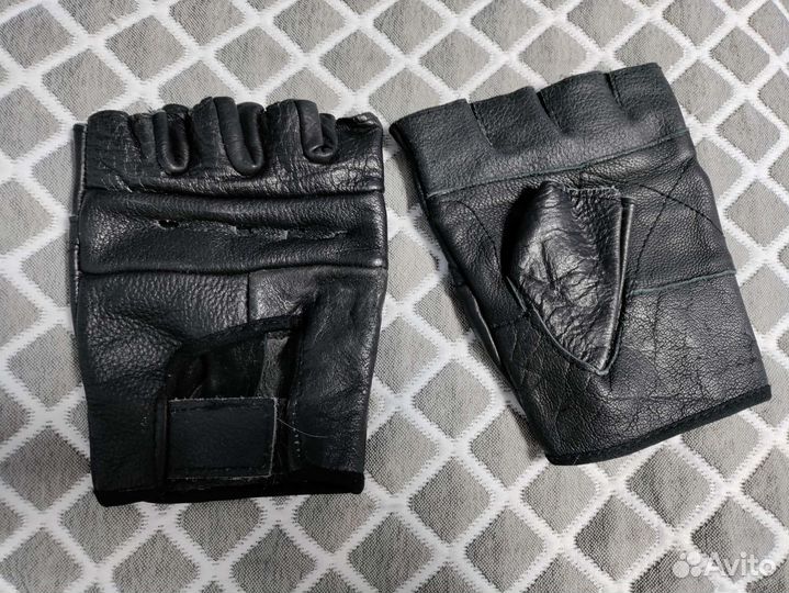Перчатки кожаные