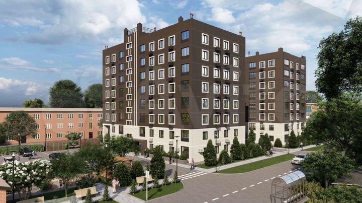 3-к. квартира, 58 м², 2/8 эт.