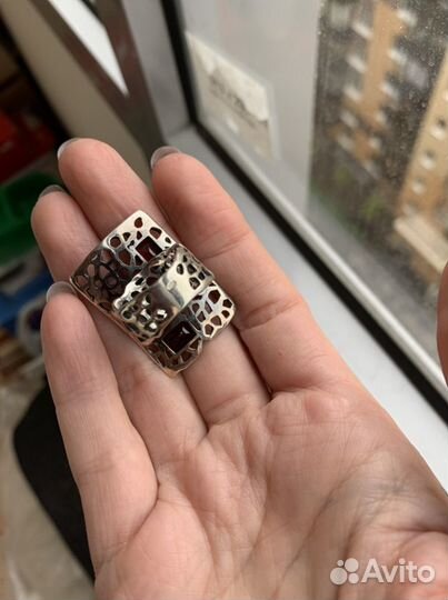 Серебряное кольцо женское