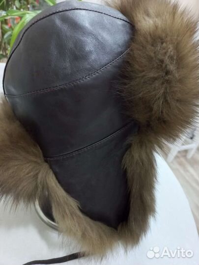 Шапка ушанка меховая