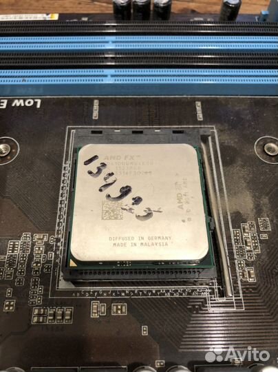 Материнская плата AM3 с процессором AMD FX