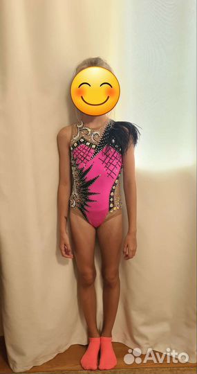 Купальник для художественной гимнастики,122-134 см