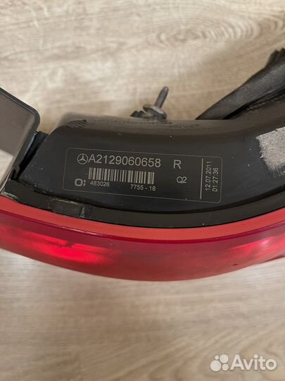 Фонарь Mercedes E-Class W212 3.5 2011 правый