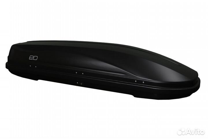 Бокс багажный Евродеталь Магнум 330 черный карбон