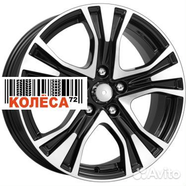 Кик кс673 7x17 5x114,3 ET45 Dia66.1 алмаз черный