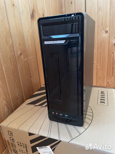 Корпус mATX Accord A-07B, Mini-Tower, без бп