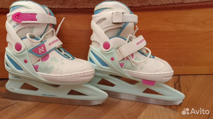 Коньки детские раздвижные 31-36