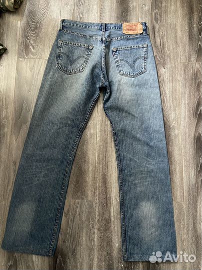 Джинсы levis 501 на болтах винтаж