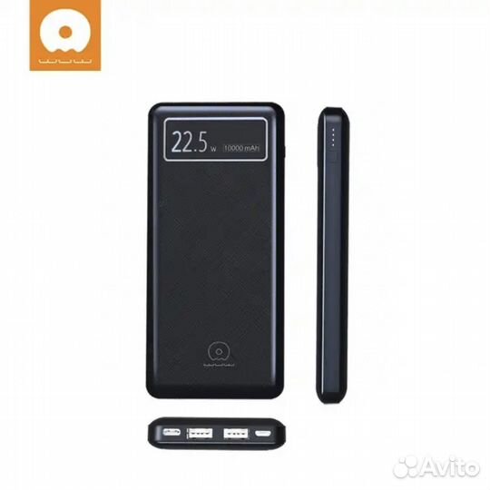Power bank WUW Y100 20000mAh PD 22W LED/display BK