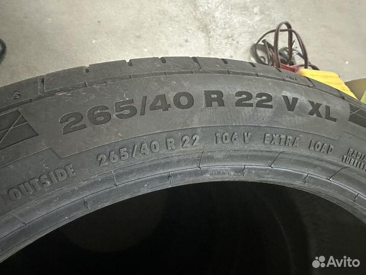 Continental ContiSportContact 6 265/40 R22 ZR