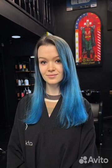 Модель из цветного в тотал блонд бесплатно