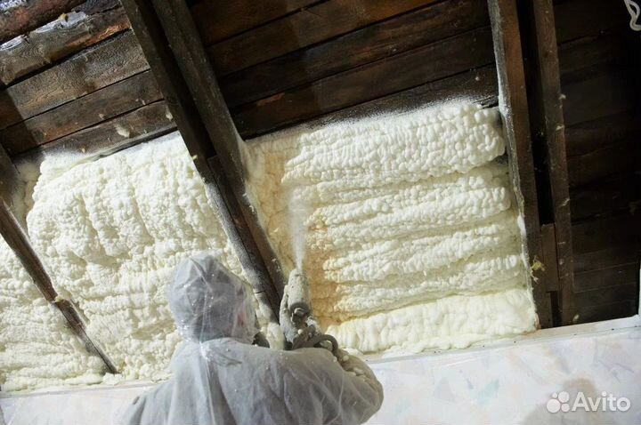 Утеплитель напыление ППУ