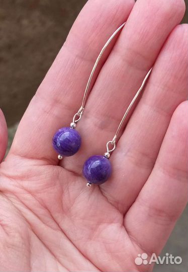 Серьги серебро