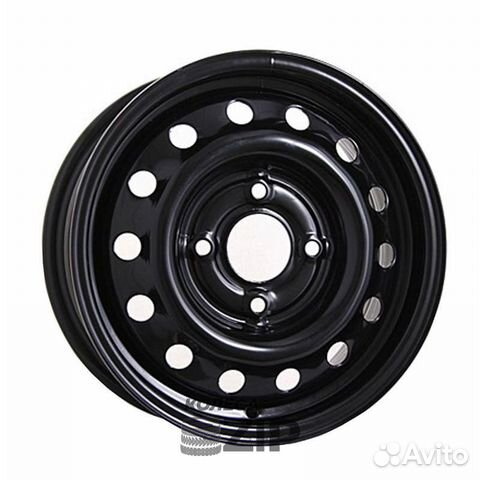 Trebl 7405T 5.5x15 4*100 ET51 DIA54.1 Black Штамп