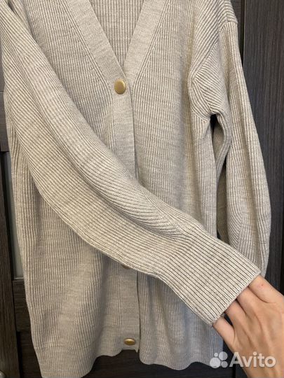 Кардиган удлиненный на пуговицах размер 44-46