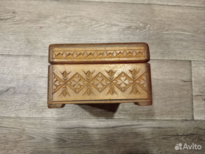 Шкатулка деревянная СССР