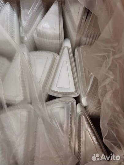 Контейнер для 1 порции торта, 800 штук