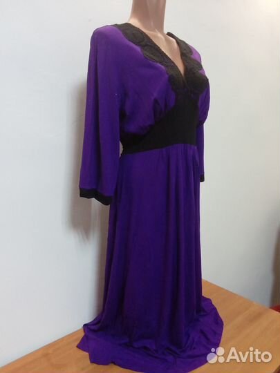 Платье фиолетовое 52-54