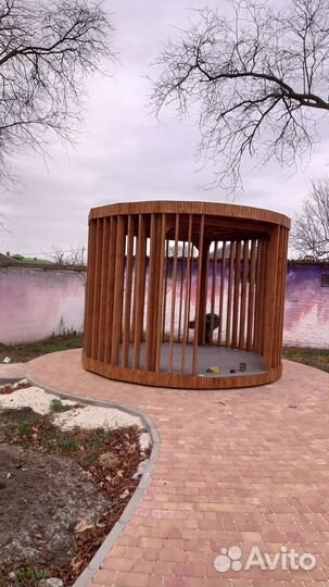 Пергола деревянная