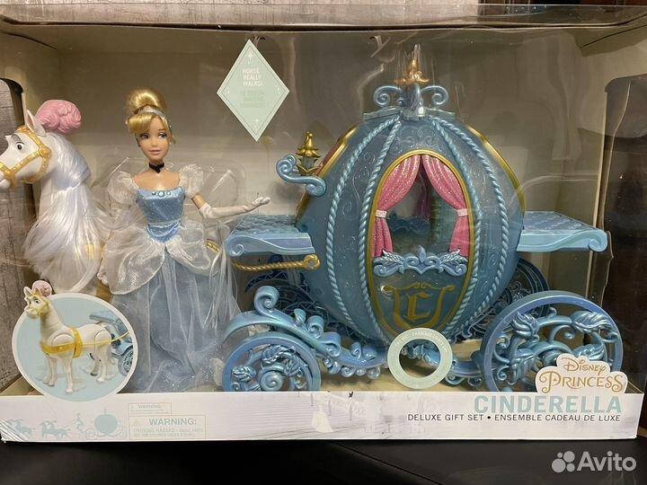 Disney Игровой набор Золушка с Каретой и Лошадью