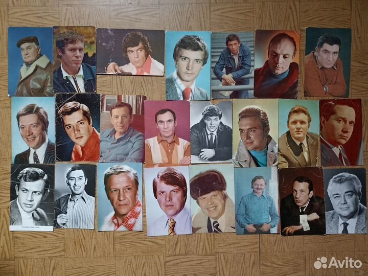 Фотографии актёров кино СССР. №3. 180шт. Список