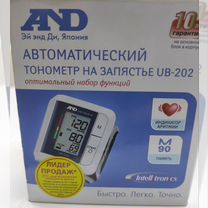 Тонометр на запястье AND UB-202(Япония)