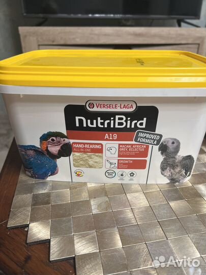 Каша для выкармливания больших попугаев