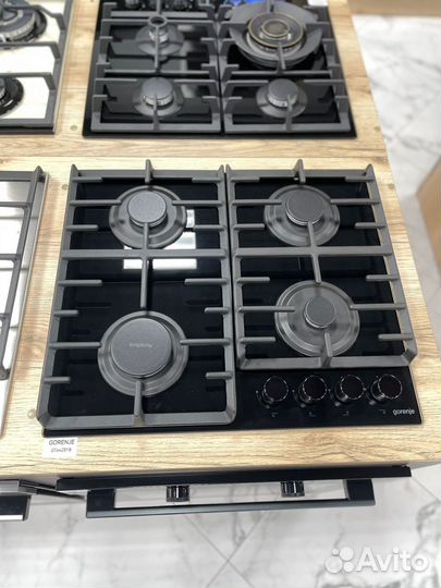 Газовая варочная панель gorenje черная
