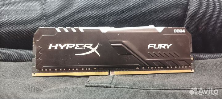 Оперативная память HyperX Fury RGB 8 гб DDR4