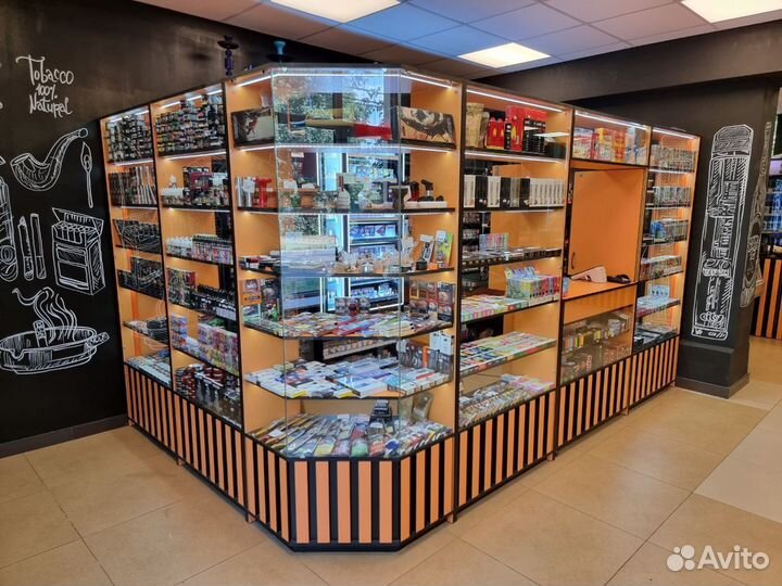 Торговый островок витрина