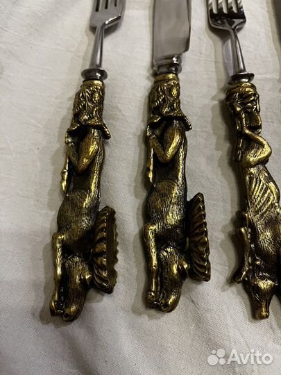 Столовые приборы, бронза