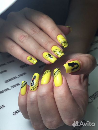 Маникюр, педикюр, шеллак, наращивание