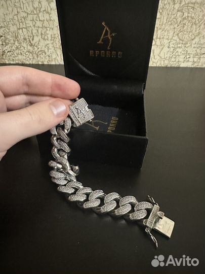 Браслет Aporro с позолотой и фианитами