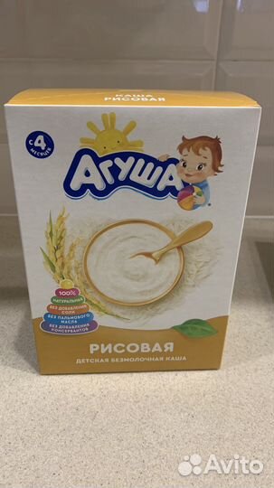 Детские каши и смесь Агуша