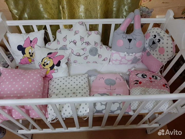 Бортики в детскую кроватку