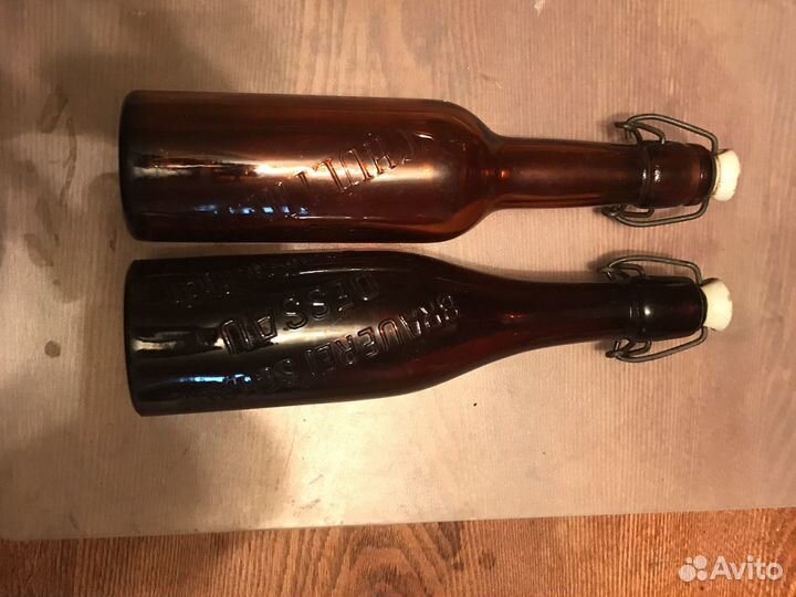 Коллекционные немецкие пивные бутылки двадцатых го