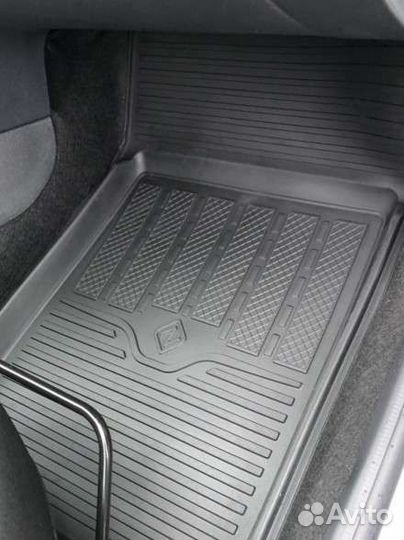 Резиновые коврики рено логан 2