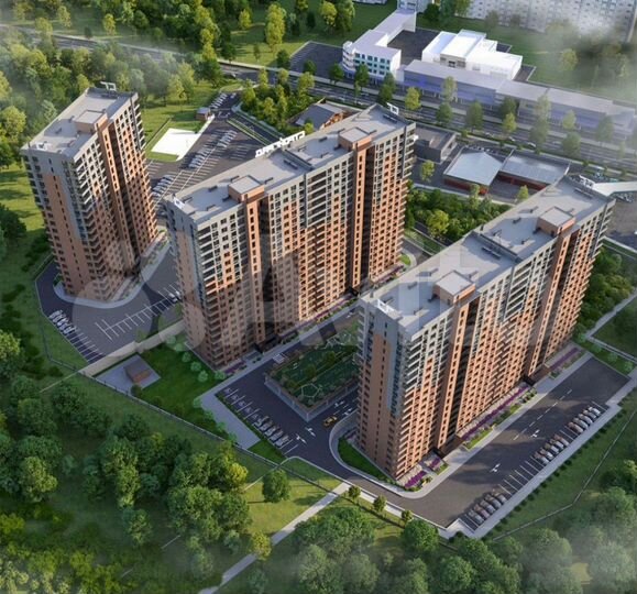 2-к. квартира, 56,8 м², 10/19 эт.