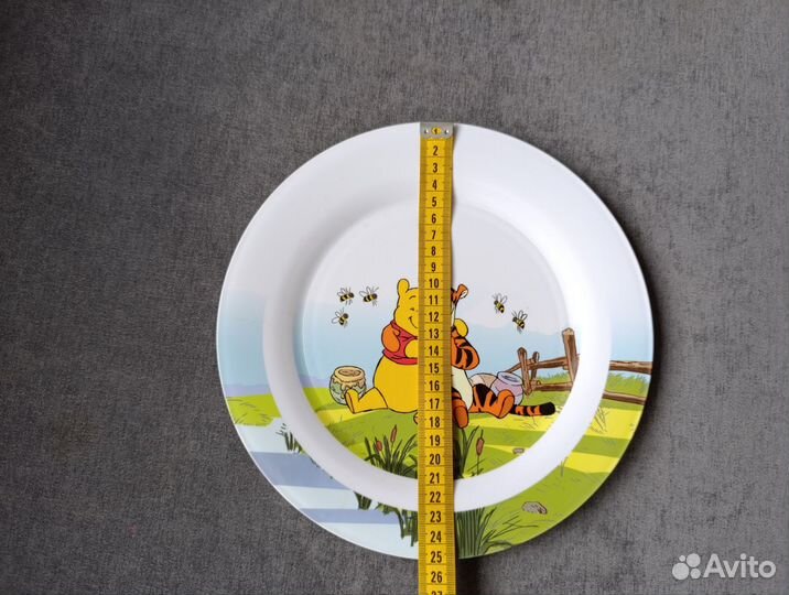 Тарелка Винни Пух и игрушка ослик Иа