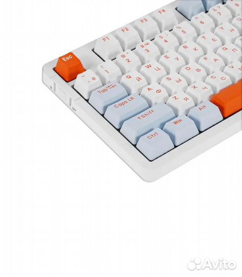 Механическая клавиатура Dareu A87X, голубой, белый