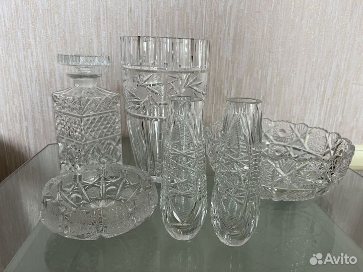 Хрустальная посуда СССР