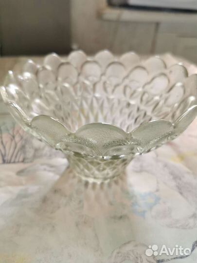 Фруктовница стекло СССР