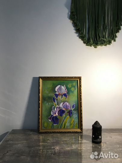 Картина маслом нежные Цветы