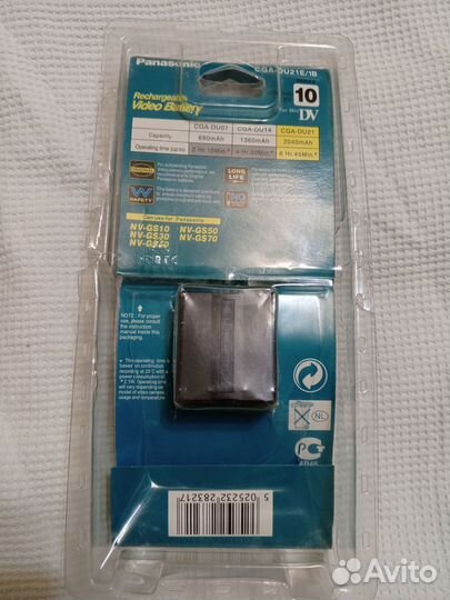 Аккумулятор для видеокамеры panasonic